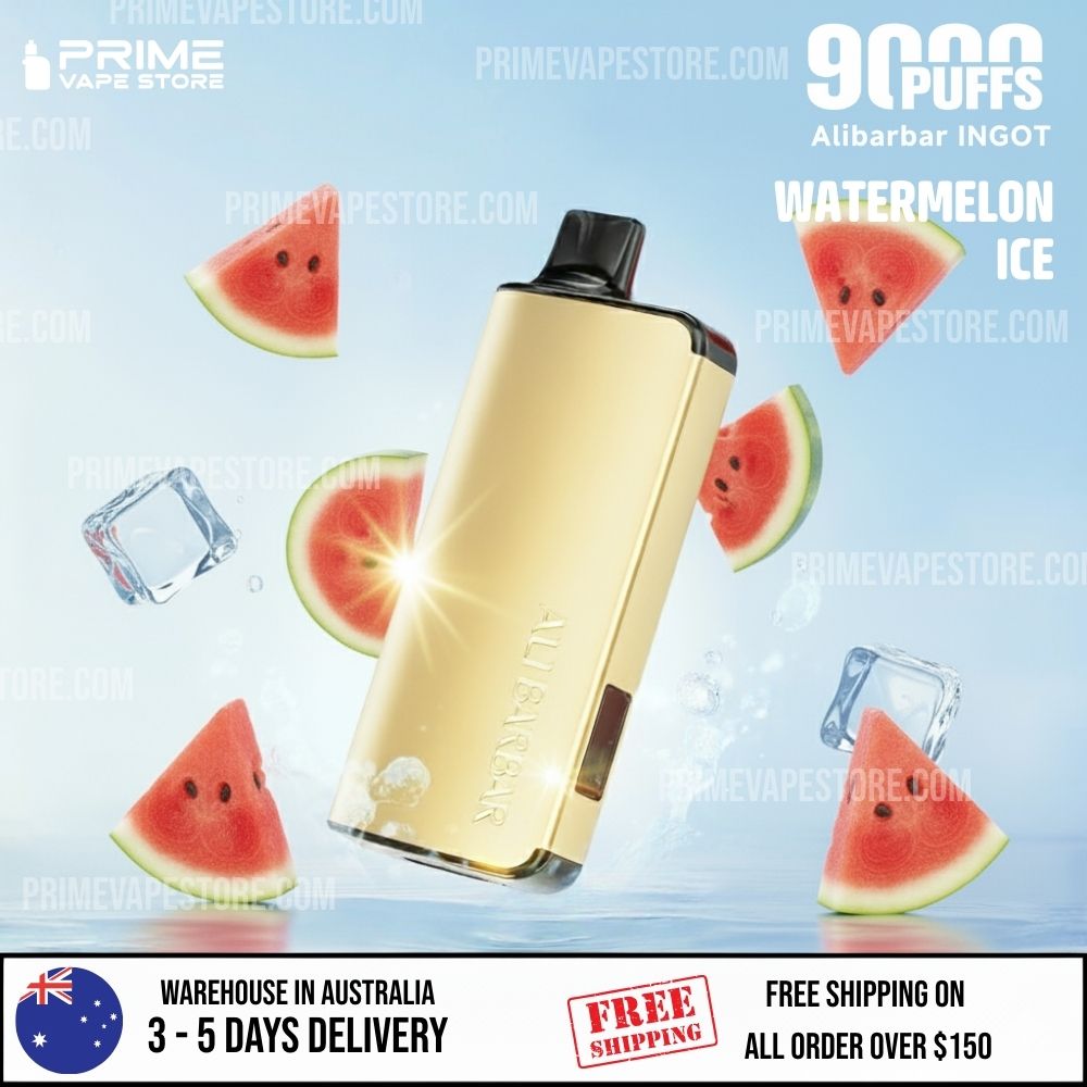 ALIBARBAR INGOT 9000 Puffs Watermelon Ice