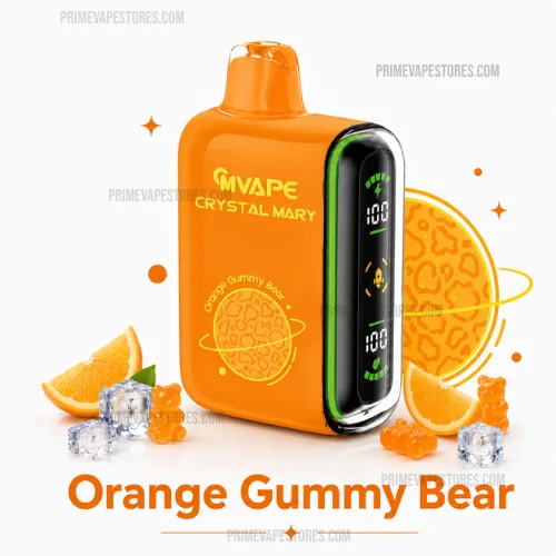 Crystal Mary Pulse 20000 Puffs Orange Gummy Bear