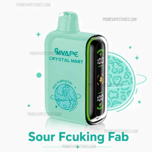 Crystal Mary Pulse 20000 Puffs Sour Fcuking Fab
