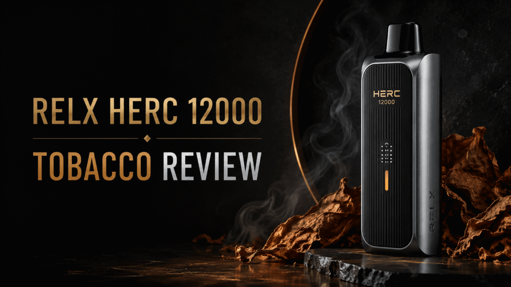 RELX Herc 12000 Puffs Tobacco Review