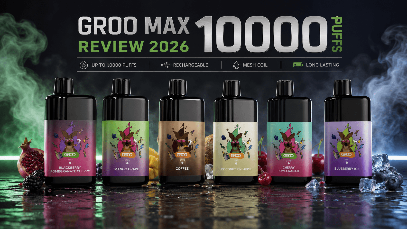 GROO Max 10000 Puffs review 2026