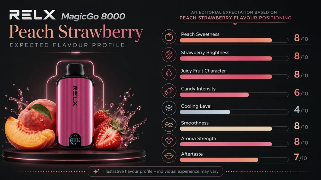 RELX MagicGo 8000 Standard Mode versus Boost Mode