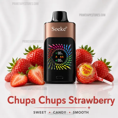 SOEKE S9 28000 Puffs Chupa Chups Strawberry